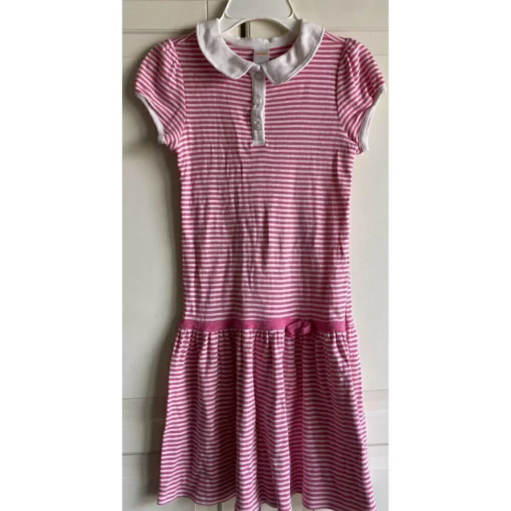 Gymboree Girl’s‎ Size 10/12 Pink & White Dress